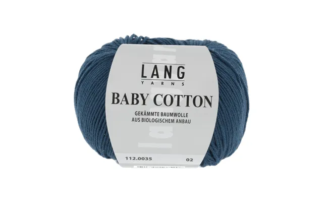 Eveline Top Pattern Kit In Baby Cotton By Langyarns Fatto A Mano 280-056 - Small 4 Balls Navy 112