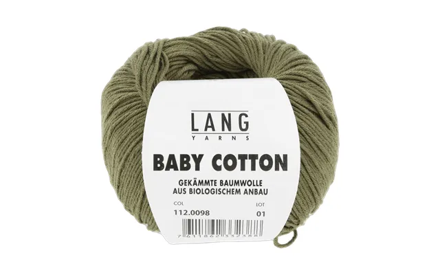 Eveline Top Pattern Kit In Baby Cotton By Langyarns Fatto A Mano 280-056 - Small 4 Balls Olive 112