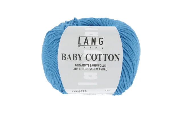 Eveline Top Pattern Kit In Baby Cotton By Langyarns Fatto A Mano 280-056 - Small 4 Balls Turquoise 112