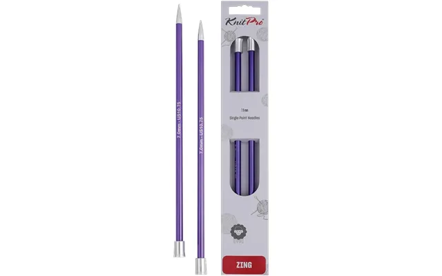 Knitpro Zing Single Pointed Knitting Needles - 30cm 7.0mm