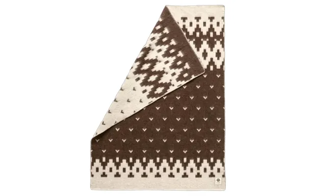 Lopi Hestateppi Blanket - Traditional Brown And Ecru 130 X 180cm 0501