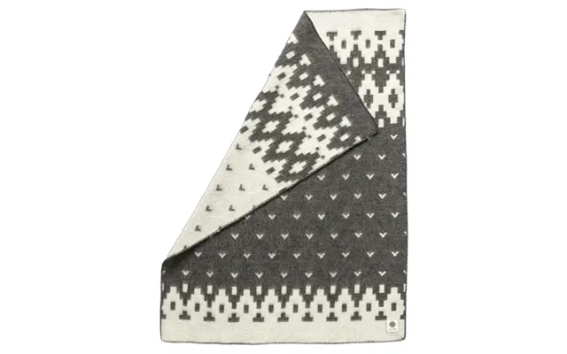 Lopi Hestateppi Blanket - Traditional Grey And Ecru 130 X 180cm 0502