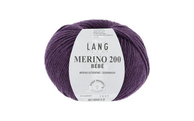 Tait Booties Pattern Kit In Merino 200 Bébé By Langyarns Punto 99-006 - 74 1 Ball Purple 71