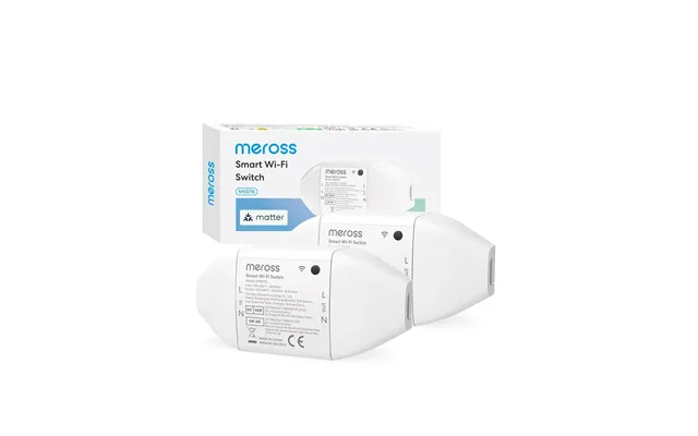 Meross Matter Smart Diy Switch With Energy Monitor, Mss715ma - 2-pack