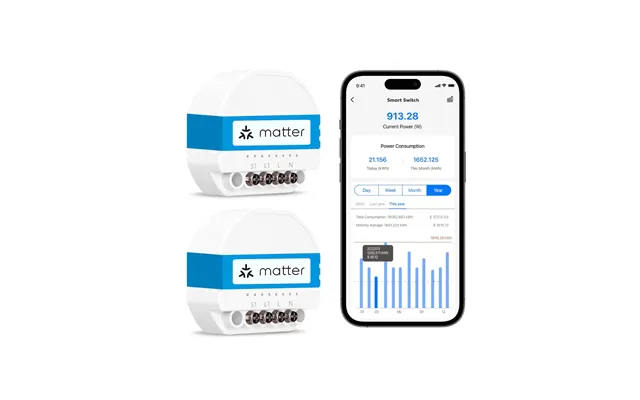 Meross Matter Smart In-wall Switch, Mss815ma - 2-pack