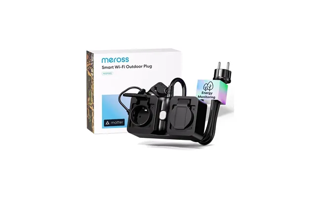 Meross Matter Smart Outdoor Plug With Energy Monitor - Mop320ma Eu Version