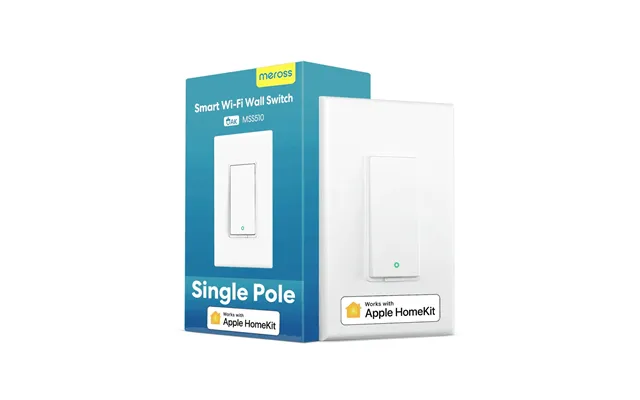 Meross Single Pole Smart Light Switch, Mss510hk Us Ca Version - 1-pack