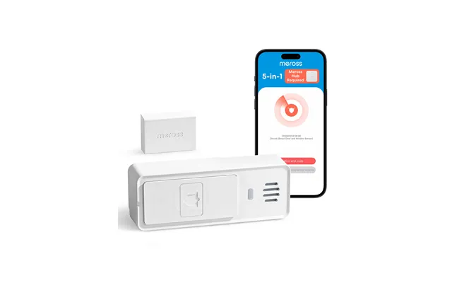 Meross Smart Multi-function Door Sensor Kit, Ms220h - Single Unit Sensor Only Uk