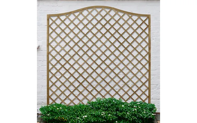 1.8m X 1.8m Pressure Treated Decorative Europa Hamburg Garden Screen - Pack Of 5 Fsc Certified