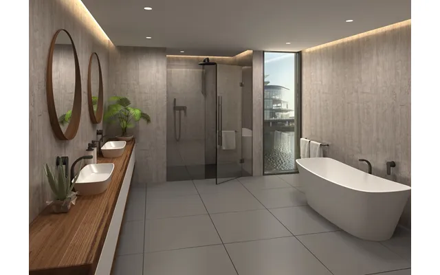 2400x600x11mm Perform Panel -lock Mr Mdf Core - Bianco Ash