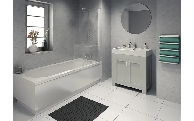 2400x600x11mm Perform Panel -lock Mr Mdf Core - Grey Bonito