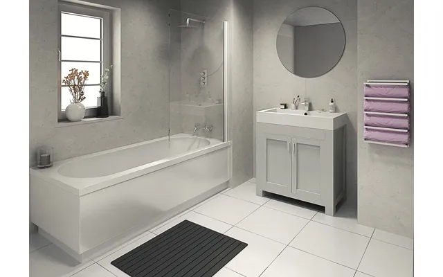 2400x600x11mm Perform Panel -lock Mr Mdf Core - White Bonito