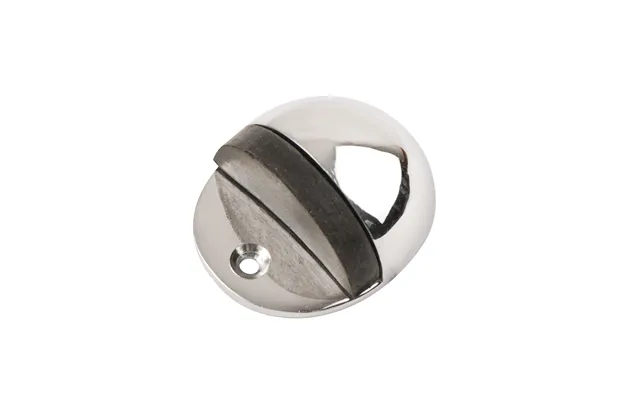 51x44mm Oval Door Stop Polished Chrome