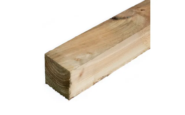75x75x2400mm Certified Softwood Sawn Square End Fence Post Treated