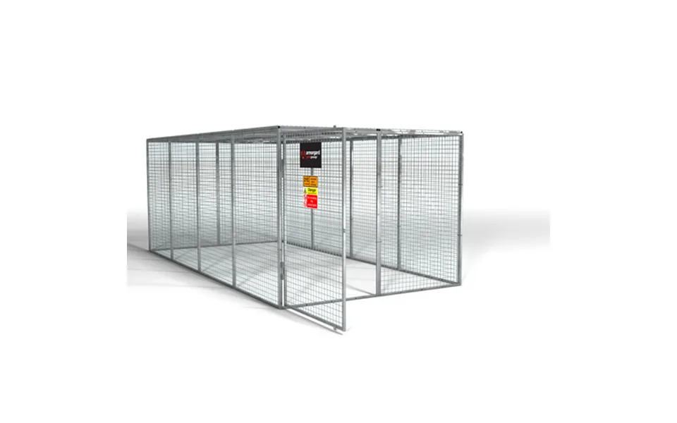 Armorgard Gorilla Gas Cage Modular Bolt-together Gas Cage 2412x4866x1831mm Ggc14