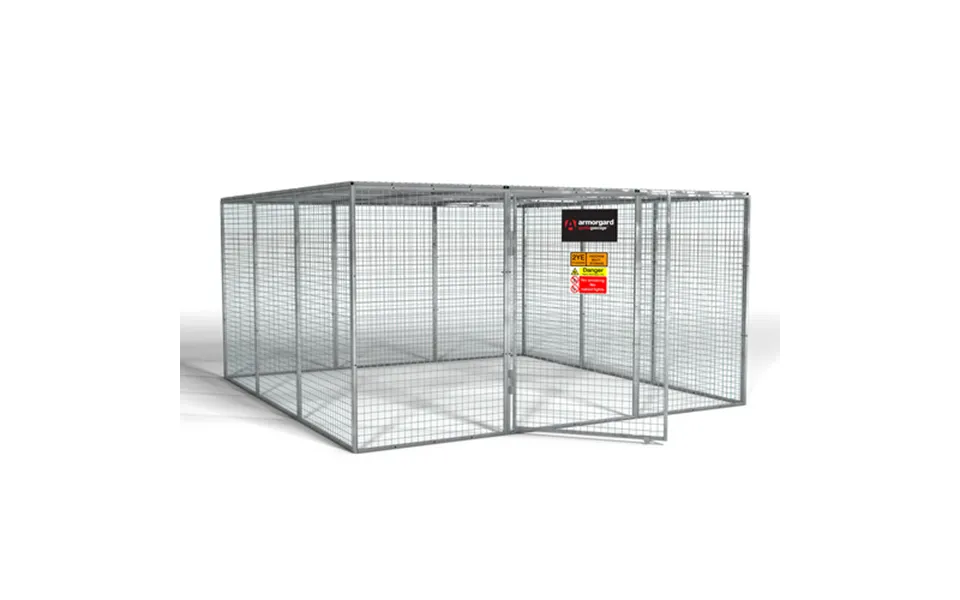 Armorgard Gorilla Gas Cage Modular Bolt-together Gas Cage 3612x3666x1831mm Ggc16