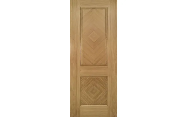 Deanta Kensington Pre-finished Oak Internal Door 1981x610x35mm 24 35kensx610fsc