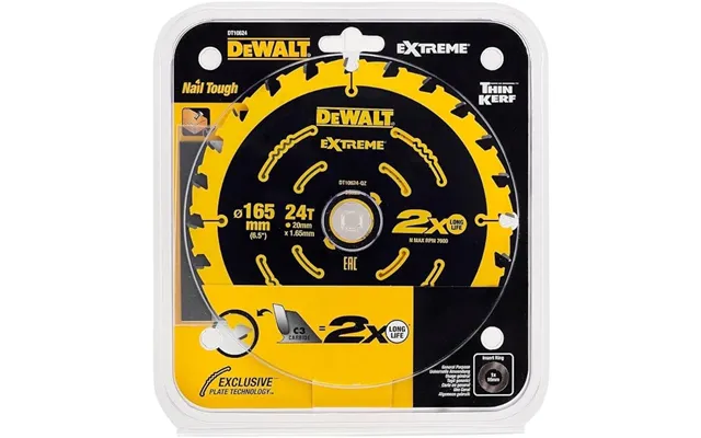 Dewalt Saw Blade 165x20x24t
