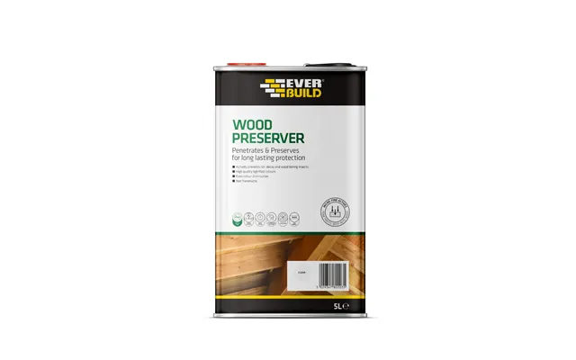 Everbuild Ljcr05 Wood Preserver Clear 5ltr