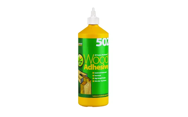 Everbuild Wood1 502 All Purpose Weatherproof Wood Adhesive 1ltr