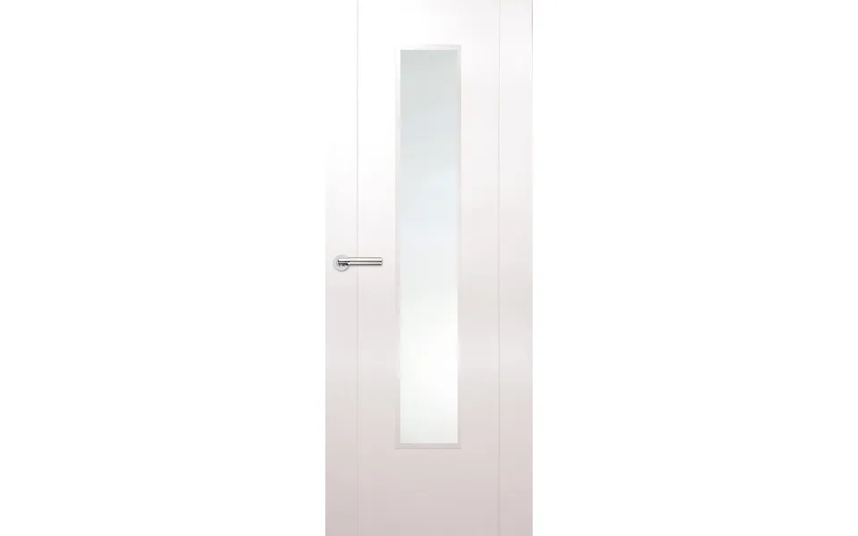 Finewood Zamora 1 Light Fully Finished White Internal Door Clear Laminated Glass 1981x838x35mm Ilwzam1lcf29