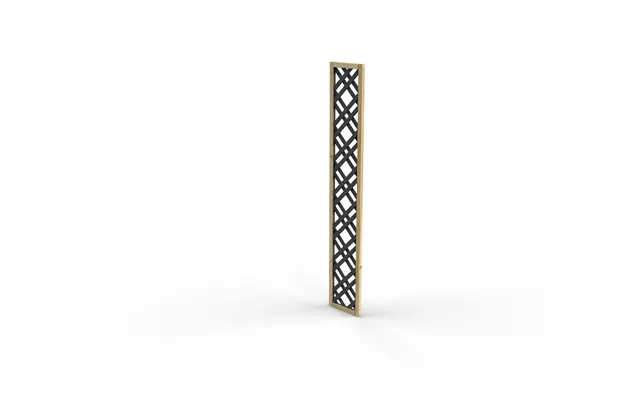 Grey Painted Lattice - 180 X 30cm- Pack Of 3 product image