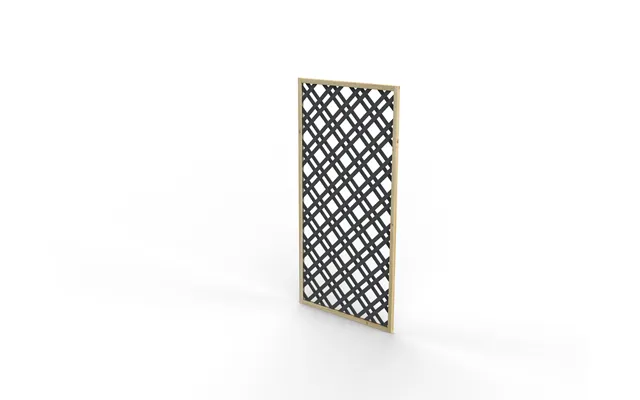Grey Painted Lattice - 180 X 90cm- Pack Of 3 product image