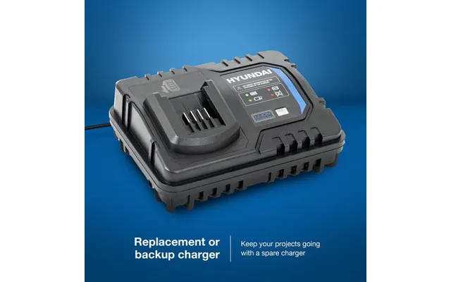 Hyundai 20v 4a Quick Charger For 2nd Generation 20v Garden And Power Tools