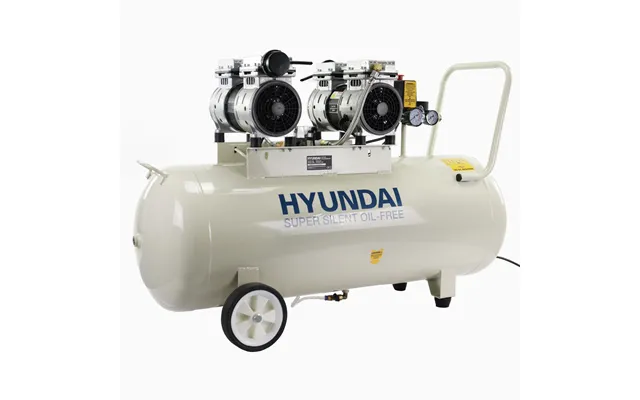 Hyundai 2hp 100 Litre Electric Silent Air Compressor