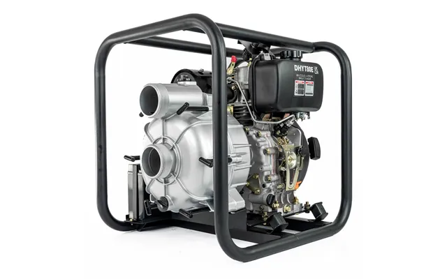 Hyundai 6hp Electric Start Open Frame Diesel Trash Water Pump product image