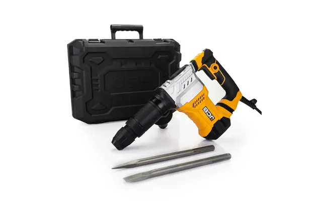 Jcb 1300w 15j Sds Max Demolition Hammer And Chisel - Anti-vibration Handle & 3m Power Cable