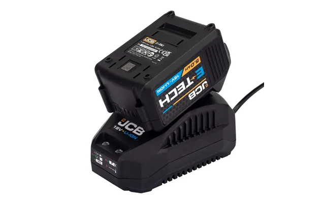 Jcb 18v 5.0ah Lithium-ion Battery And 2.4a Fast Charger