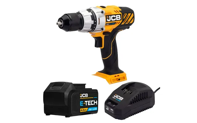 Jcb 18v Brushless Drill Driver With 4.0ah Lithium-ion Battery And 2