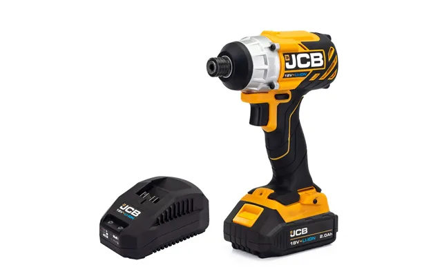 Jcb 18v Brushless Impact Driver 1x 2.0ah Lithium-ion Battery And Charger