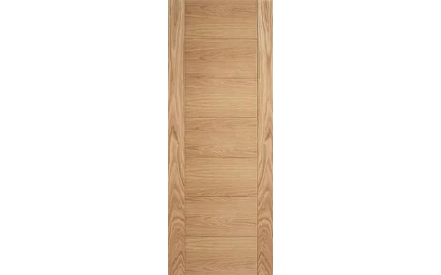 Lpd Carini 7 Panel Unfinished Oak Internal Fd30 Fire Door 2040x726x44mm