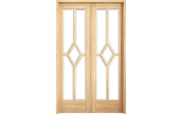 Lpd Reims Room Divider W4 Internal Pre-finished Oak 2031x1246x35mm
