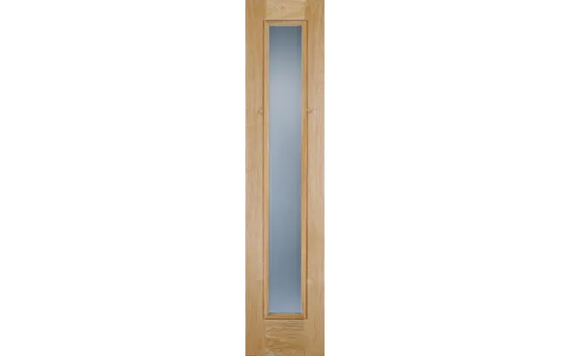 Lpd Sidelight External Oak Dowelled With Raised Mouldings 1 Side 2057x457x44mm