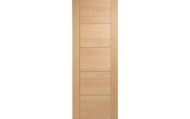 Lpd Vancouver 5 Panel Pre-finished Oak Internal Fd30 Fire Door 2040x626x44mm