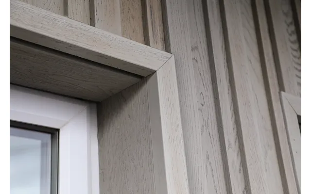 Millboard Envello Board & Batten Cladding Square Corner Trim - Limed Oak