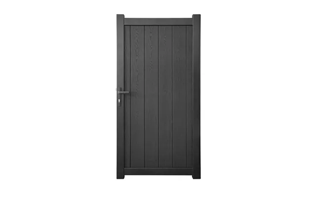 Pedestrian Composite Gate 1150x1800mm Black