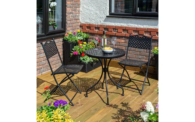 Rowlinson Havana Bistro 3-peice Set Black