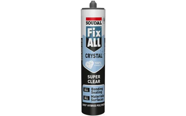 Soudal 118779 Fix All Sealant Crystal Clear 290ml