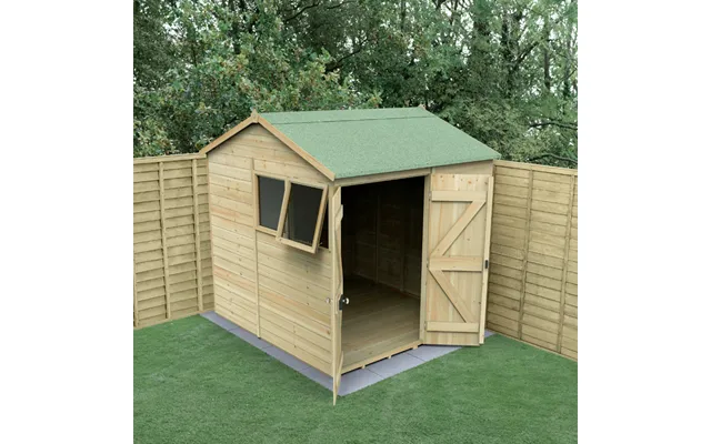 Timberdale 7x7 Reverse Apex Shed - Double Door