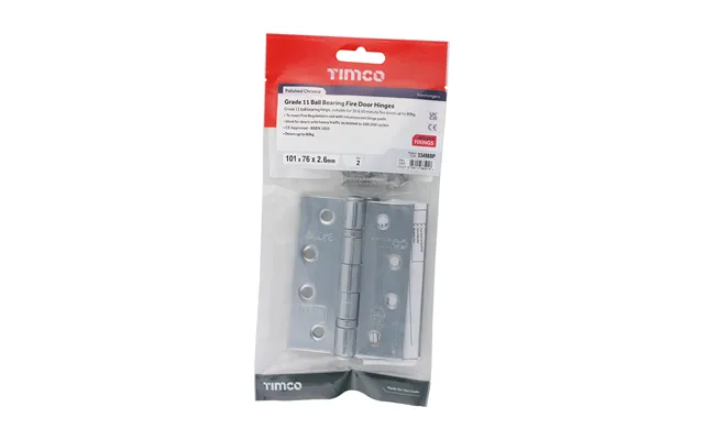 Timco 11 Fire Door Hinge Pc 101 X 76 X 2.6 1 Prs