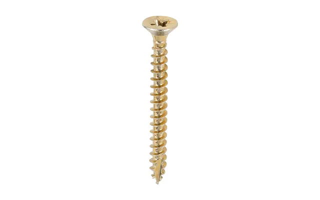 Timco 4.0x40mm 40040claf Classic Multi Purpose Screw Pz2 Double Countersunk - Yellow Zyp 200 Box