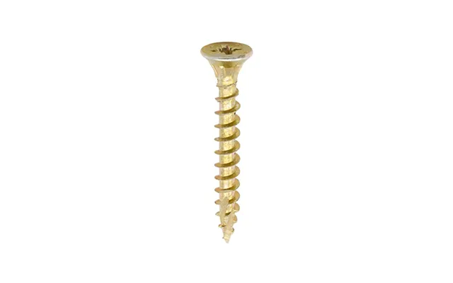 Timco 5.0x100mm 50100c2 C2 Multi Purpose Advanced Screw Pz2 Double Countersunk Yellow Zyp 100 Box