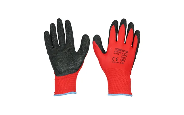 Timco Light Grip Glove Latex Crinkle Extra Large Pr