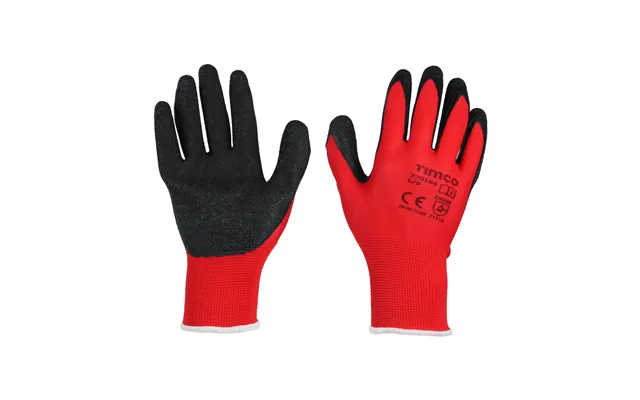 Timco Light Grip Glove Latex Crinkle Large Pr