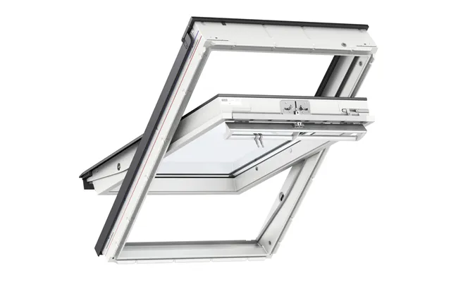 Velux Ggu Pk08 0070 White Polyurethane Centre Pivot Window 940x1400mm 70pane