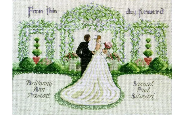 Janlynn From This Day Forward Counted Cross Stitch Kit